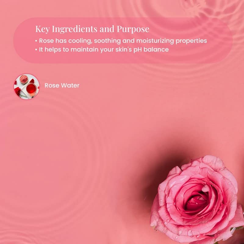 CERIGO Rose Toner for Face - Hydrating & Brightening Facial Toner with Rose Water, Alcohol-Free for Dry & Sensitive Skin | Perfect for Daily Skincare Routine & Post-Cleansing Refreshment