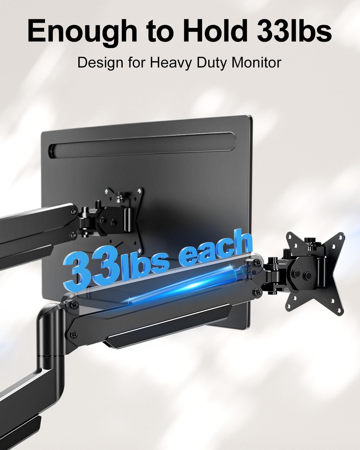 Premium Dual Monitor Stand for 42
