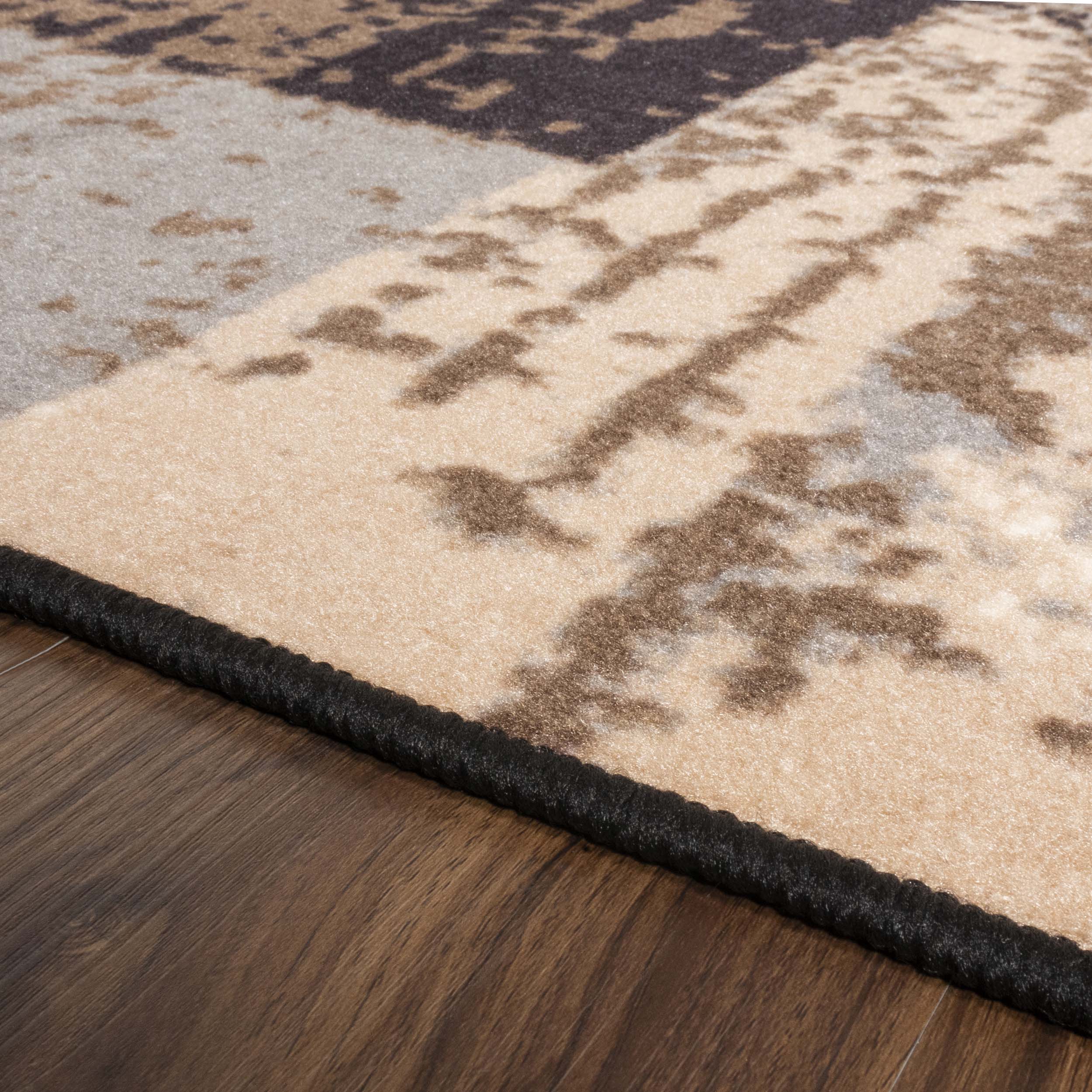 Stylish Pastiche Floral Patchwork Non-Slip Indoor Area Rug - Soft Comfort for Living Room, Bedroom & Nursery Decor