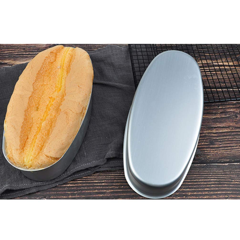 Hemoton Nonstick Aluminum Oval Baking Pan - 9x13 Inch Bread Loaf Pan, Perfect for Baking Cakes, Muffins & Banana Bread | Dishwasher Safe & Rust Resistant | Ideal for Home Baking, Holiday Cooking & Gift Giving