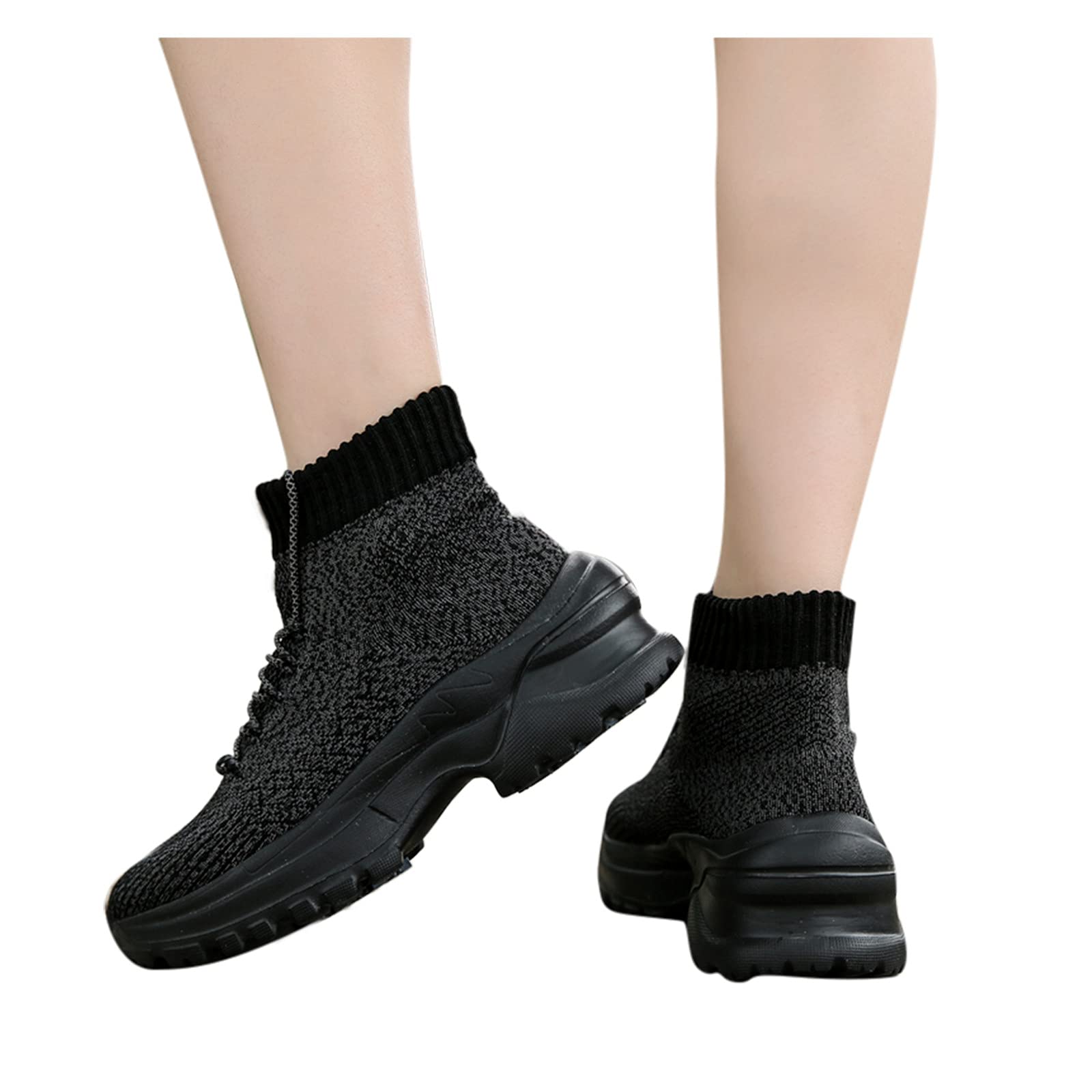 Selomore Women's Fashion Height Increasing Sneakers - Comfortable Casual Sports Shoes for Women | Perfect for Workout, Running, Gym & Daily Wear (0728US006)