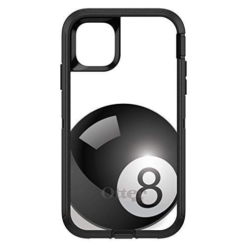 Black Eight Ball 8 On Black Case