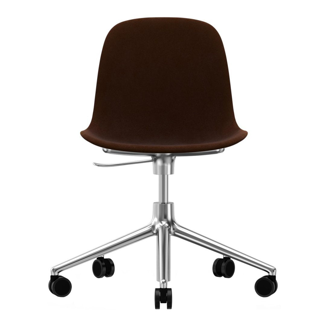 Ergonomic Office Chair with 5W Swivel Base & Gas Lift - Adjustable Height Upholstered Desk Chair for Home Office, Gaming, and Workspace Comfort