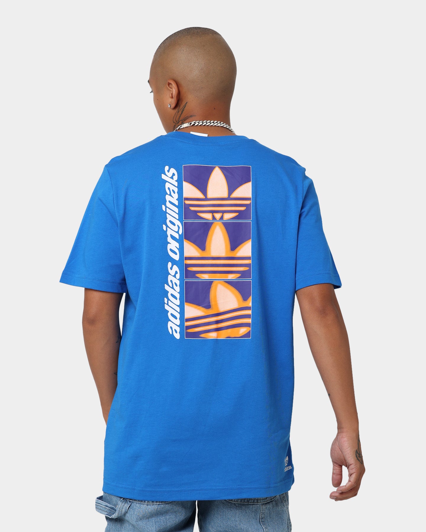 Adidas Yung Z T-Shirt for Men - Core Bluebird Casual Tee - Perfect for Gym, Workout & Streetwear Fashion