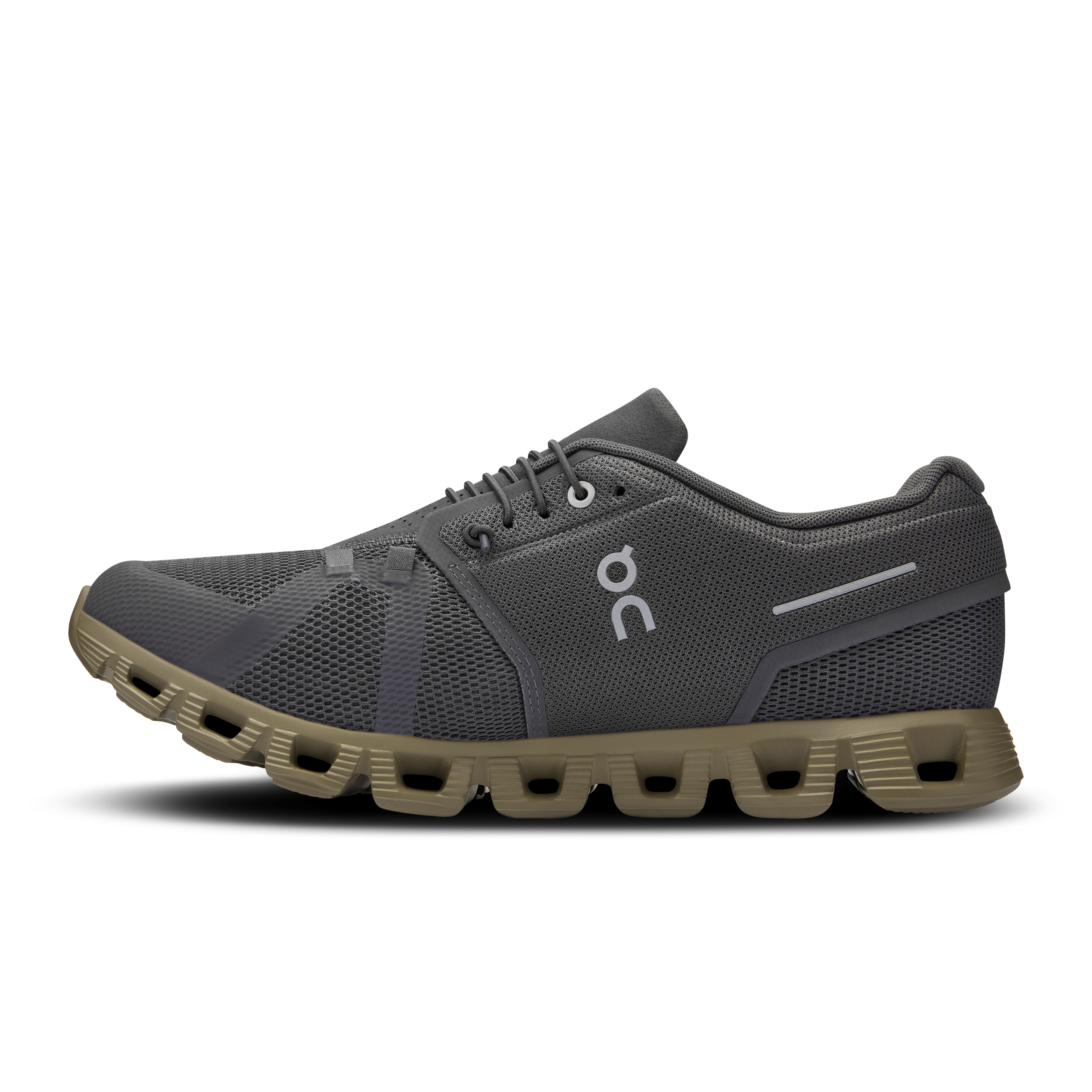 On Running Men's Cloud 5 Running Shoes - Lightweight & Breathable (Eclipse/Grove) | Perfect for Jogging, Gym Workouts & Daily Wear