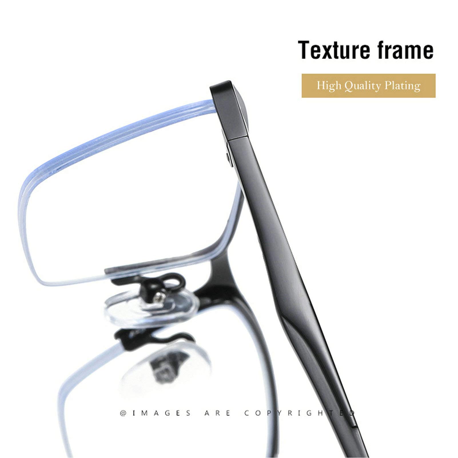 Blue Light Blocking Bifocal Reading Glasses for Men & Women - Anti Glare Computer Gaming Glasses with Magnification - Perfect for Office Work, Screen Time & Night Reading