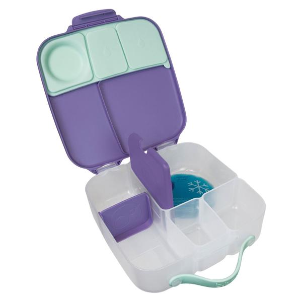 b.box Insulated Kids Lunch Box - Leak Proof & BPA Free, Perfect for School, Picnics & Travel - Lilac Pop Color