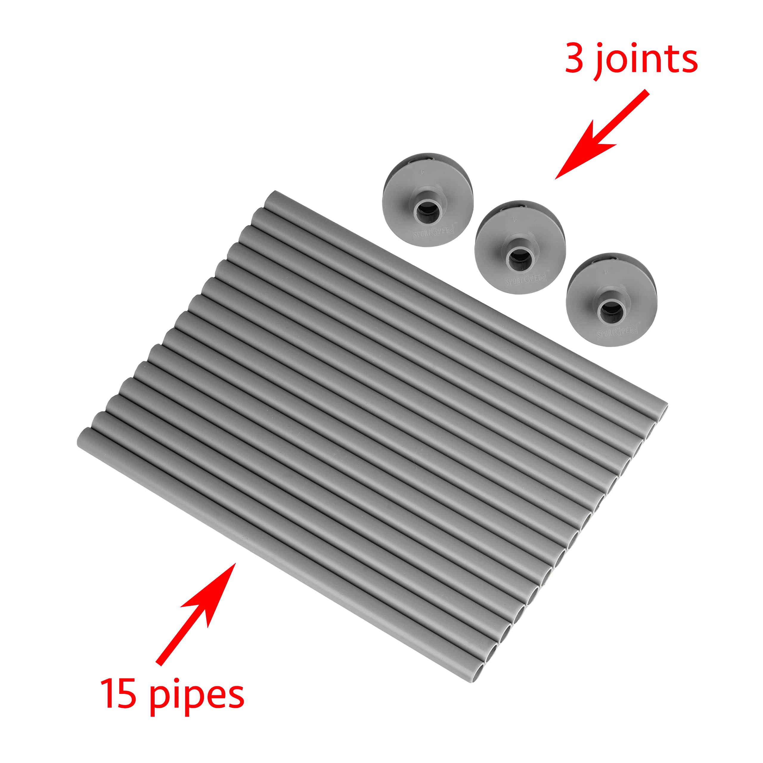 Kitty City Outdoor Catio Furniture & Play Kits for Cats - Durable Pipes & Joints - Perfect for Backyard, Patio & Indoor Cat Enrichment