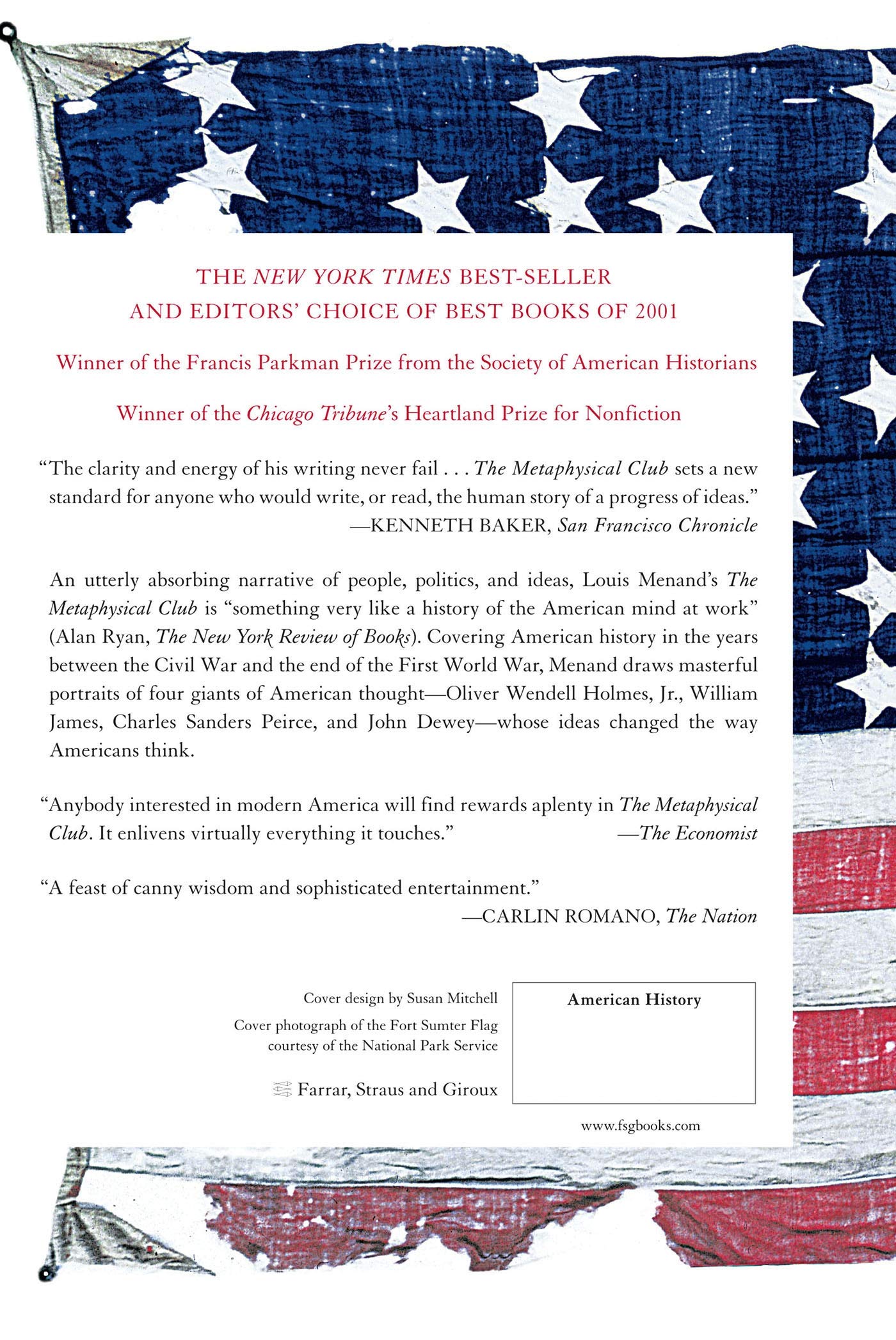 The Metaphysical Club: A Story of Ideas in America - Intellectual History Book for Philosophy & American Studies - Perfect for Students, Scholars & History Enthusiasts