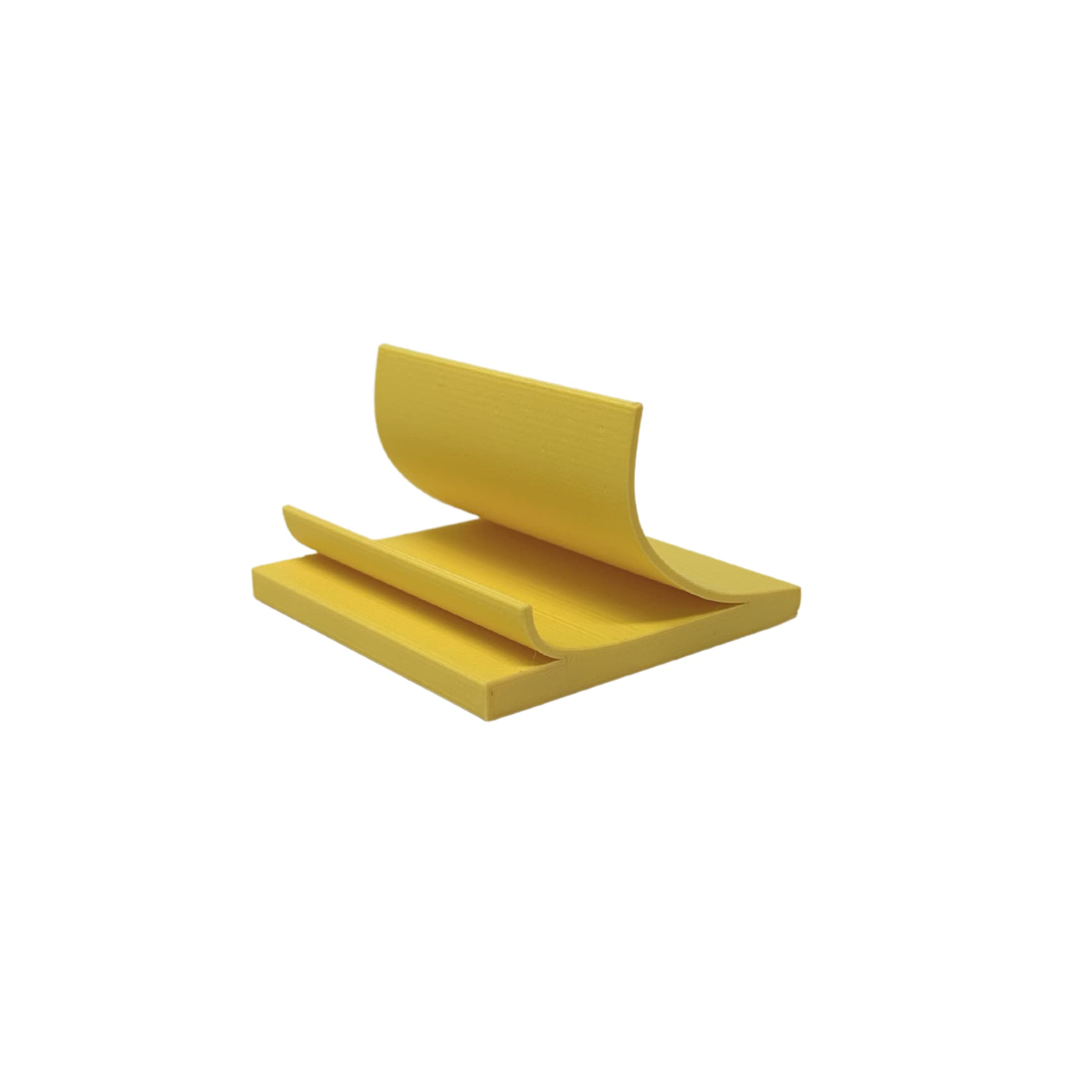 Sticky Note Replica Phone Holder Stand - Yellow Desk Organizer & Phone Stand | Made in USA | Perfect for Office, Home & Study Desk Accessories