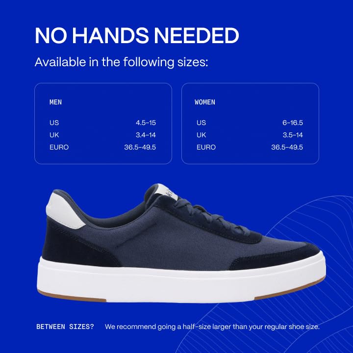 Kizik Prague Slip-On Sneakers - Comfortable Breathable Canvas & Suede Leather Hands-Free Shoes for Men, Women & Seniors | Orthopedic Casual Walking Shoes for Everyday Wear | Perfect for Travel, Work & Outdoor Activities