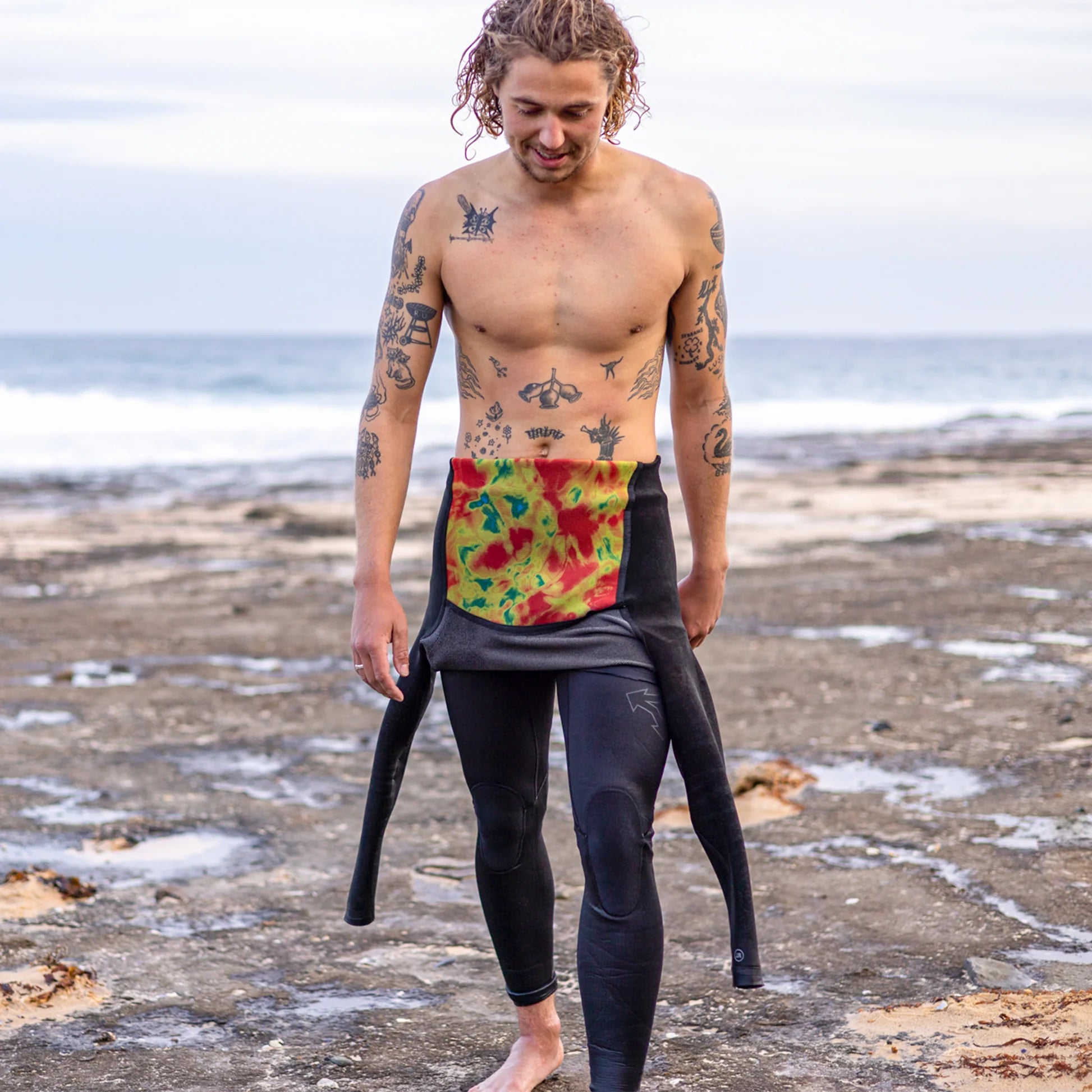 Men's 5.5/4.5mm Hooded Full Wetsuit for Scuba Diving, Surfing & Cold Water Swimming - Comp X Neoprene Drysuit with Thermal Protection