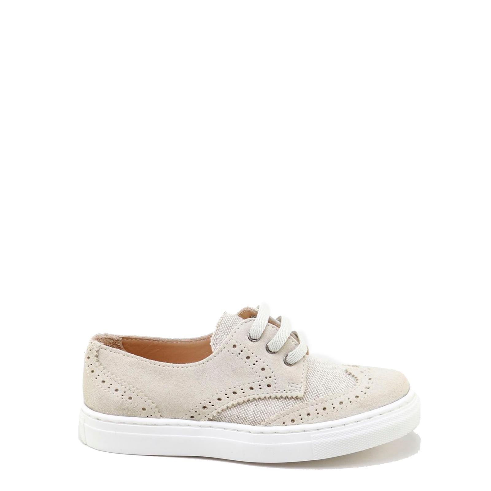 Stylish Taupe Wingtip Oxford Sneakers for Men - Comfortable & Fashionable Casual Shoes for Work, Office & Everyday Wear