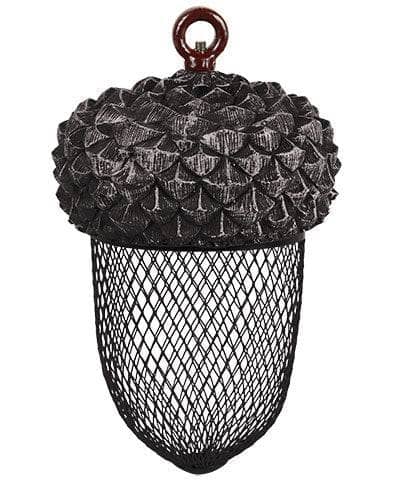Acorn Mesh Bird Feeder - Durable Steel Wire Wild Bird Food Holder - Perfect for Outdoor Garden, Yard & Backyard Bird Watching