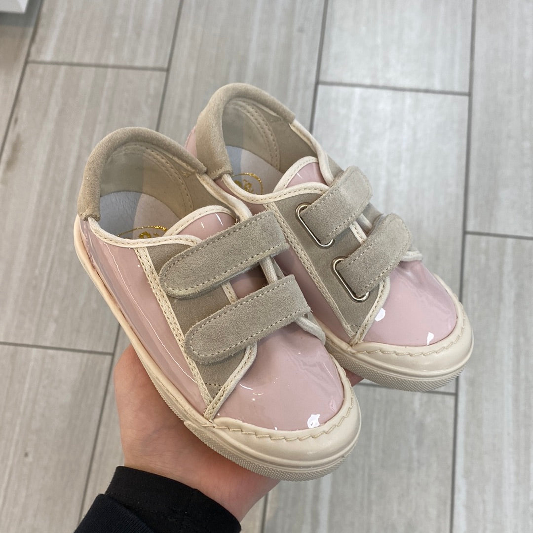 Pepe Lavender Patent Velcro Sneakers for Women - Comfortable Casual Walking Shoes - Perfect for Running, Gym, and Daily Wear