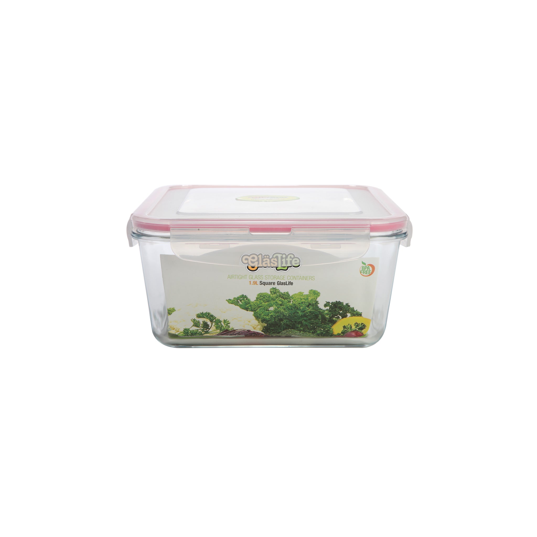 GlasLife® Airtight Square Glass Food Storage Containers with Lids - Perfect for Meal Prep, Pantry Organization & Leftovers Storage