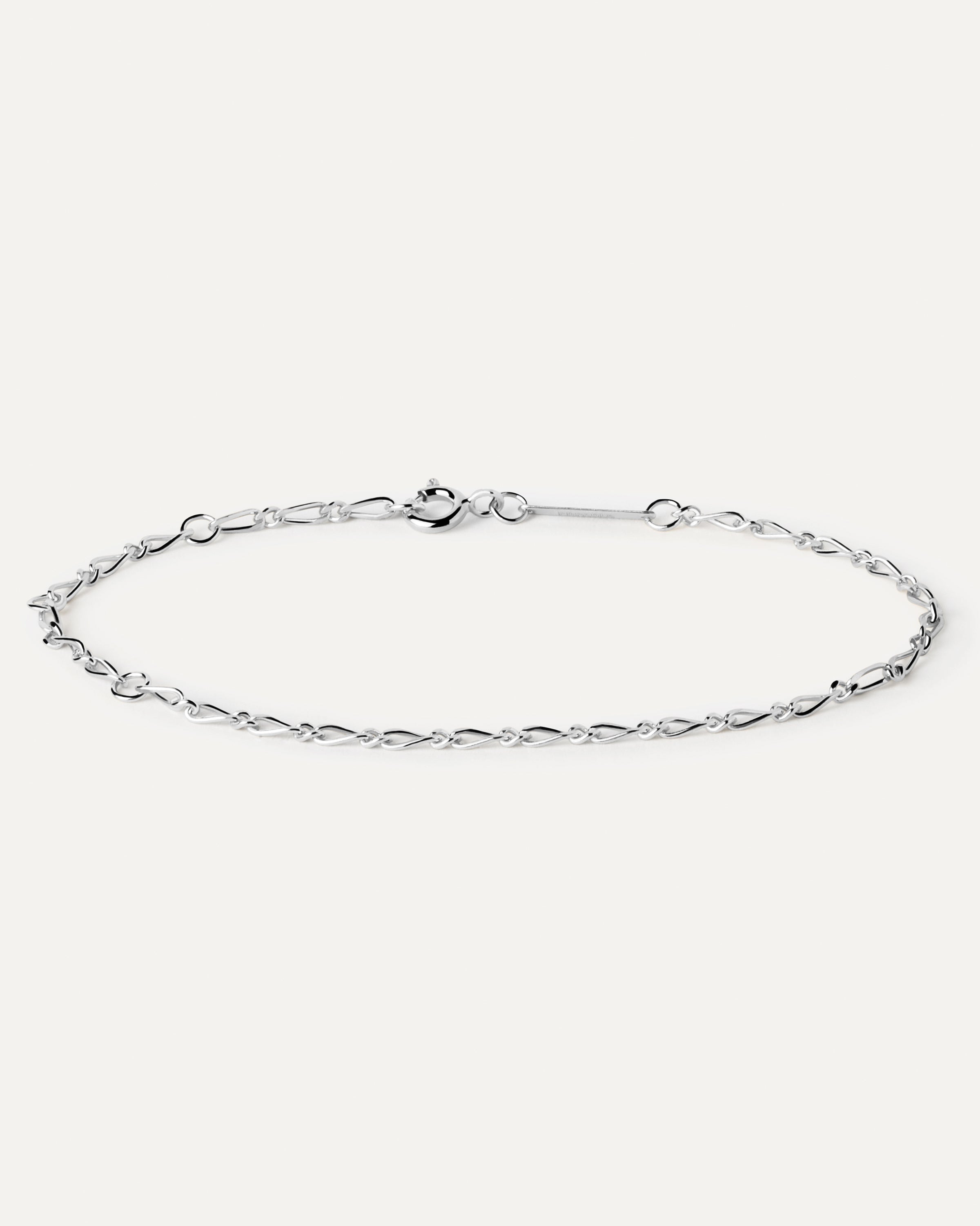 Adele Sterling Silver Chain Bracelet for Women - Elegant & Dainty Jewelry Gift for Birthday, Anniversary, or Everyday Wear
