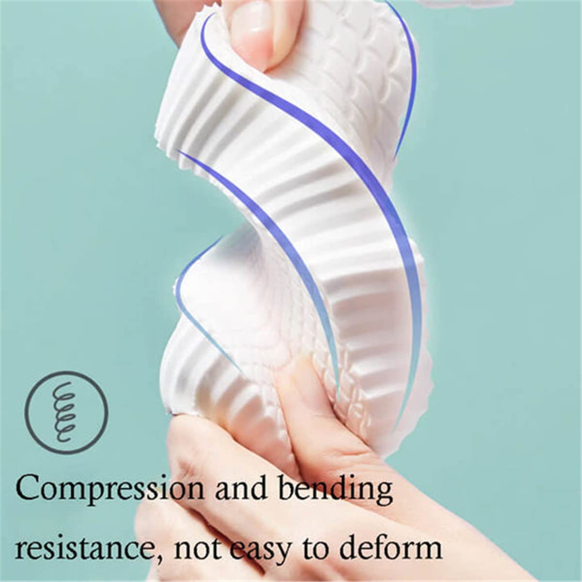 Exfoliating Bath Sponge for Women & Men - Super Soft 3D Shower Brush with Exfoliator to Remove Dead Skin - Spa Quality Body Scrub for Smooth Skin - Perfect for Shower, Bath & Home Spa (White)