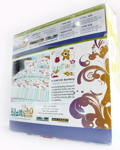 Colorful Cotton 3PC Queen Duvet Cover Set - Soft Bedding for Cozy Nights