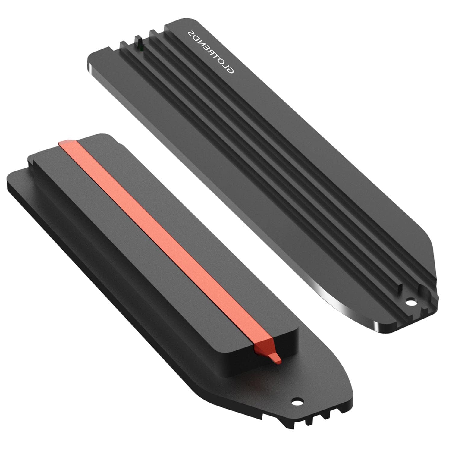 GLOTRENDS PS5 SSD Heatsink with Copper Heat Pipe & Installation Screws - High-Performance Cooling for PS5 Digital & Disc Edition (Gaming, Streaming, Fast Loading)