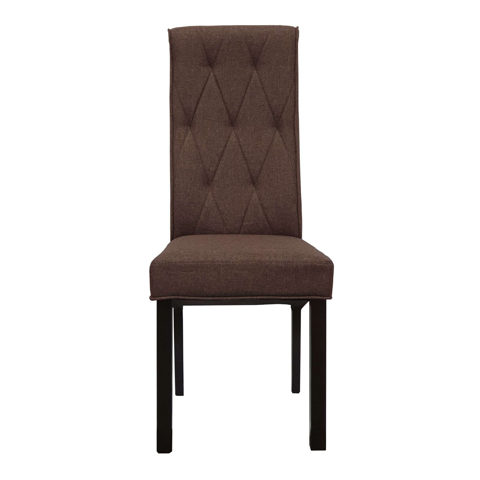 Arya Fabric Dining Chairs Set of 2 - Modern Upholstered Kitchen Chairs with Wooden Legs for Dining Room, Breakfast Nook, and Home Decor