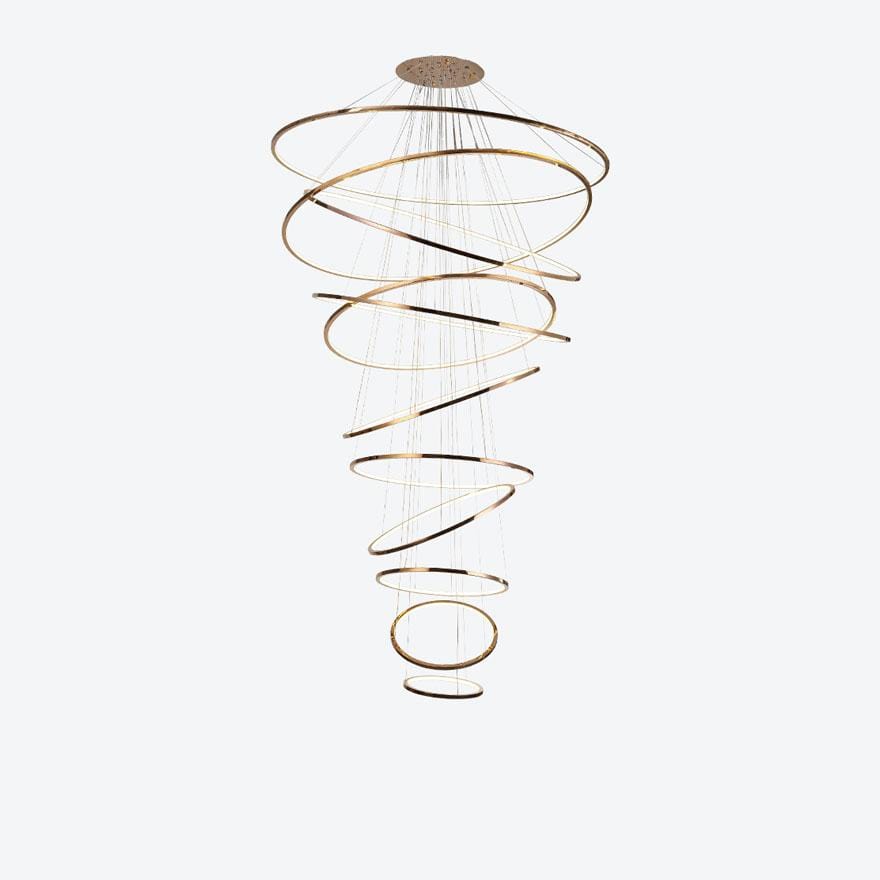 Custom LED Pendant Light - Modern Hanging Fixture for Kitchen Island, Dining Room & Bedroom Lighting | Energy Efficient Dimmable LED Chandelier