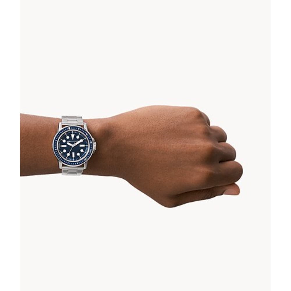 Armani Exchange Leonardo Analog Blue Dial Men's Watch AX1861 - Stylish Casual & Dress Watch for Men, Perfect for Office, Business Meetings & Special Occasions