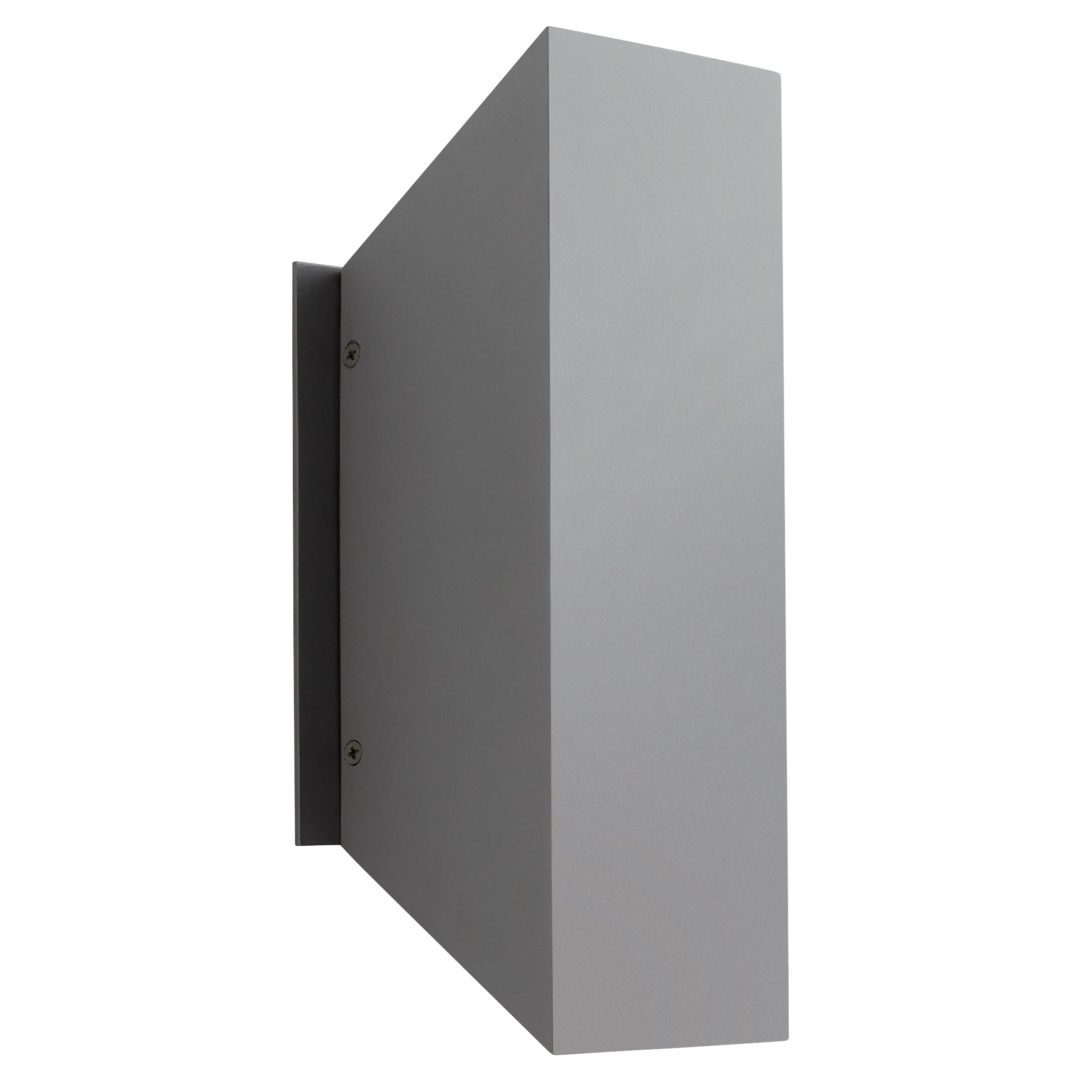 Oxygen Duo 3 702 16 Outdoor Wall Sconce Light Grey - Waterproof Exterior Lighting for Patio, Garden, Porch & Entryway