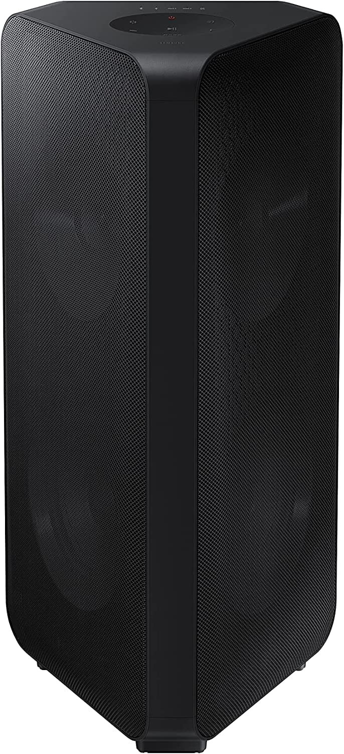 Samsung ST40B 160W Portable Bluetooth Speaker with Party Lights - Water Resistant 2.0CH Sound Tower, 4 Built-in Speakers & Multiple Sound Modes (2022 Model) - Perfect for Outdoor Parties, Beach Trips, and Home Entertainment