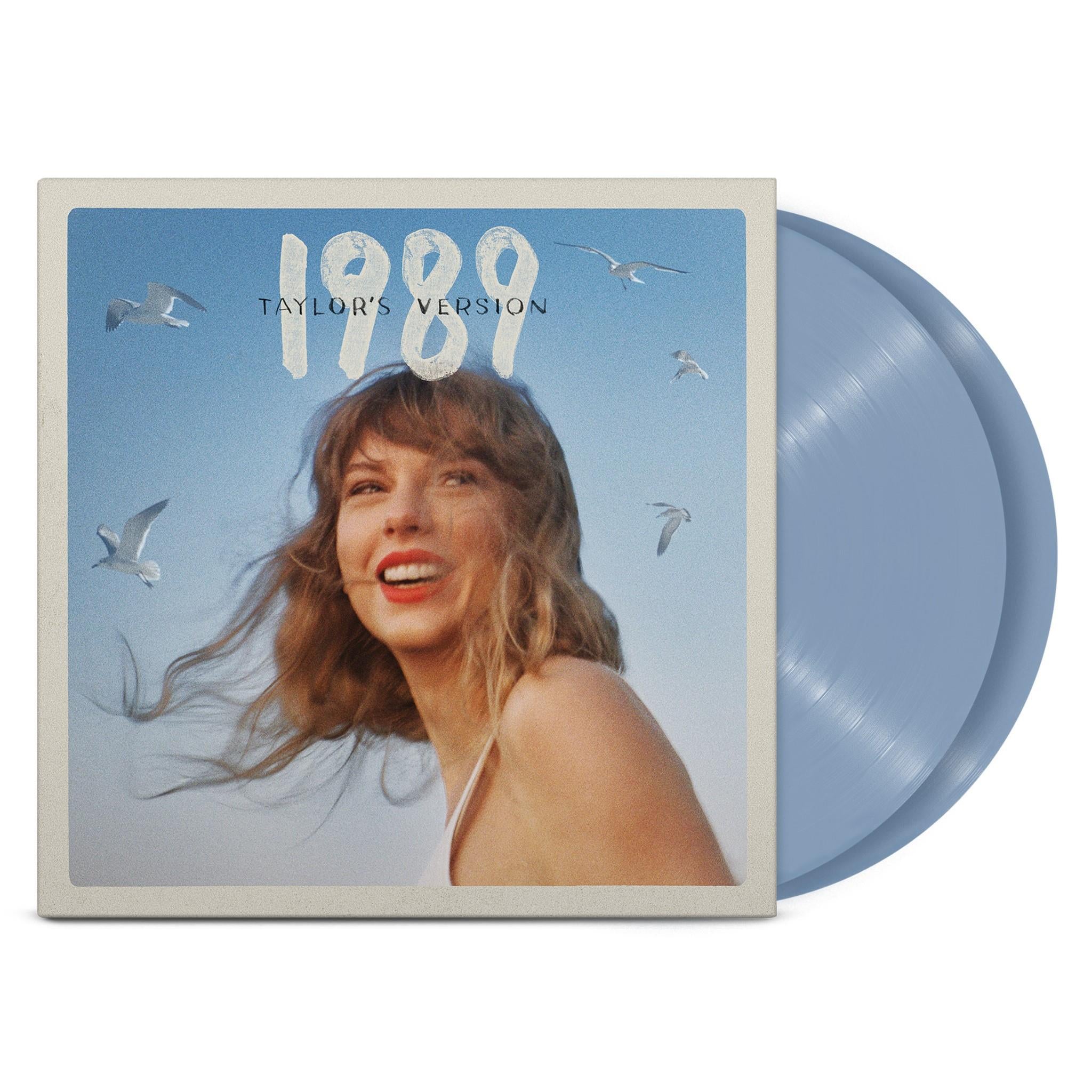 Taylor Swift 1989 (Taylor's Version) Crystal Skies Blue Vinyl Record - Limited Edition Collectible for Music Lovers & Swifties, Perfect for Home Decor & Vinyl Collections