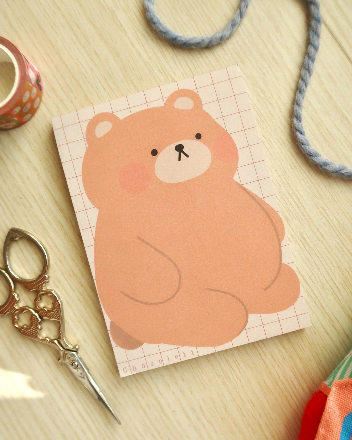 Bear Notepad - Premium Quality Notebook for Writing, Journaling & Note Taking - Perfect for Office, School & Travel Use