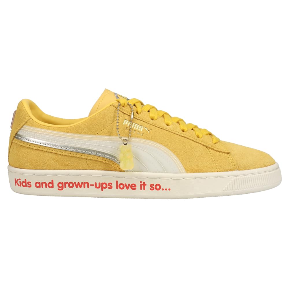 PUMA Men's Suede X Triplex Lace-Up Sneakers - Casual Athletic Shoes in Yellow | Comfortable Streetwear & Gym Training Footwear