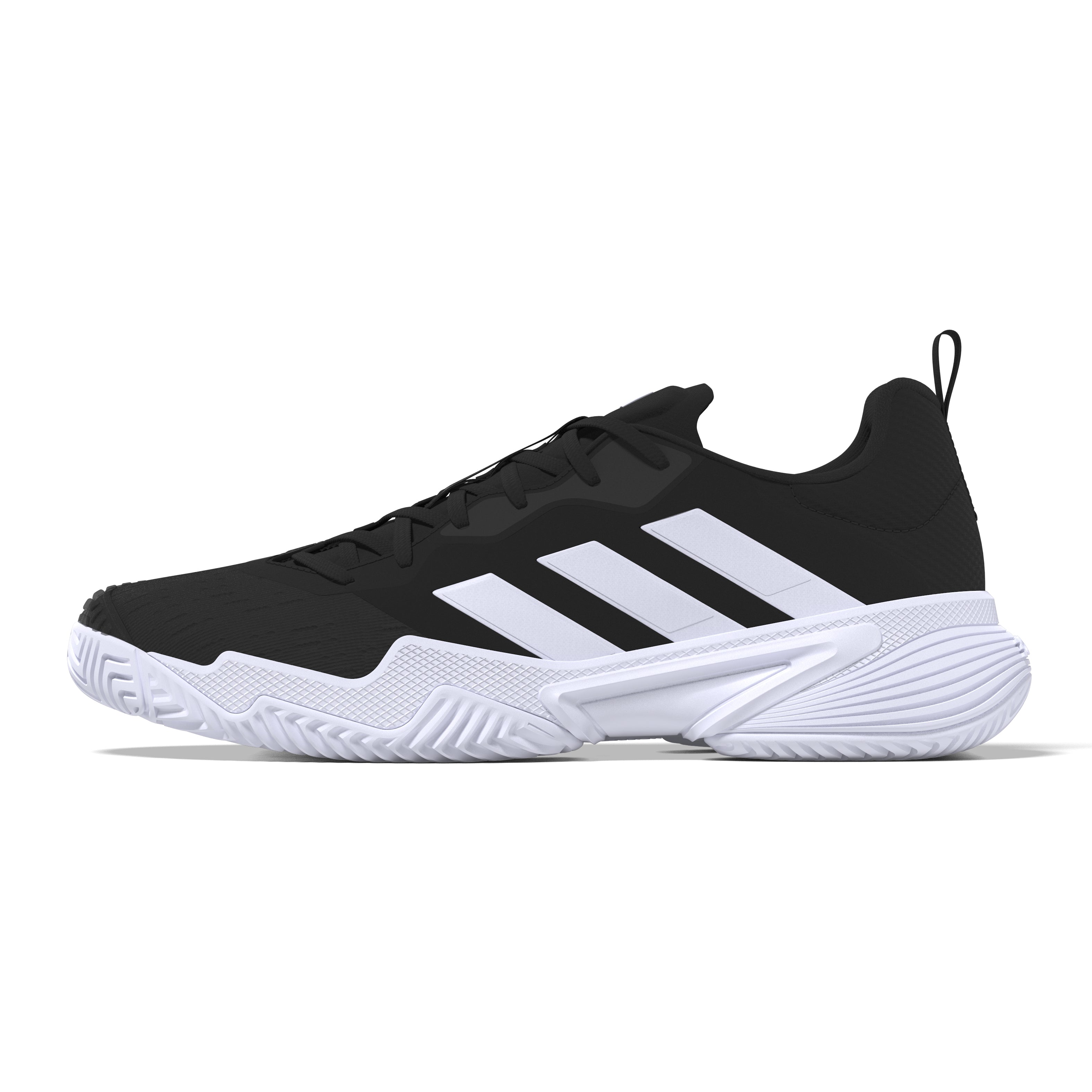 Adidas Barricade Men's Tennis Shoes - Black/White ID1551 | High-Performance Court Shoes for Competitive Play & Training