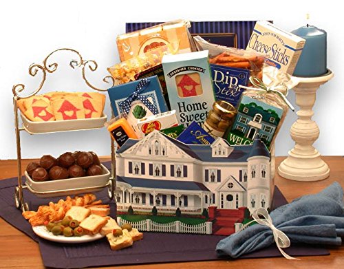 Gourmet Gift Basket Home Sweet Home - Premium Housewarming Gift Baskets for New Homeowners, Welcome Basket with Delicious Treats | Perfect for Housewarming Parties, New Neighbor Gifts & Holiday Presents