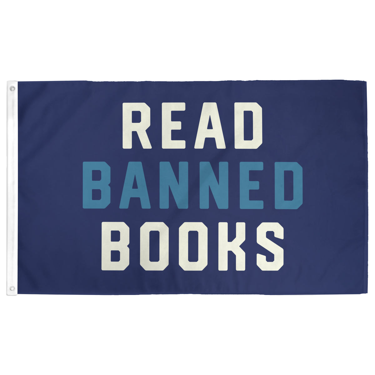 Read Banned Books Flag - Pride Rainbow LGBTQ+ Protest Banner for Book Lovers - Perfect for Library Decor, Classroom Display & Freedom of Speech Advocacy