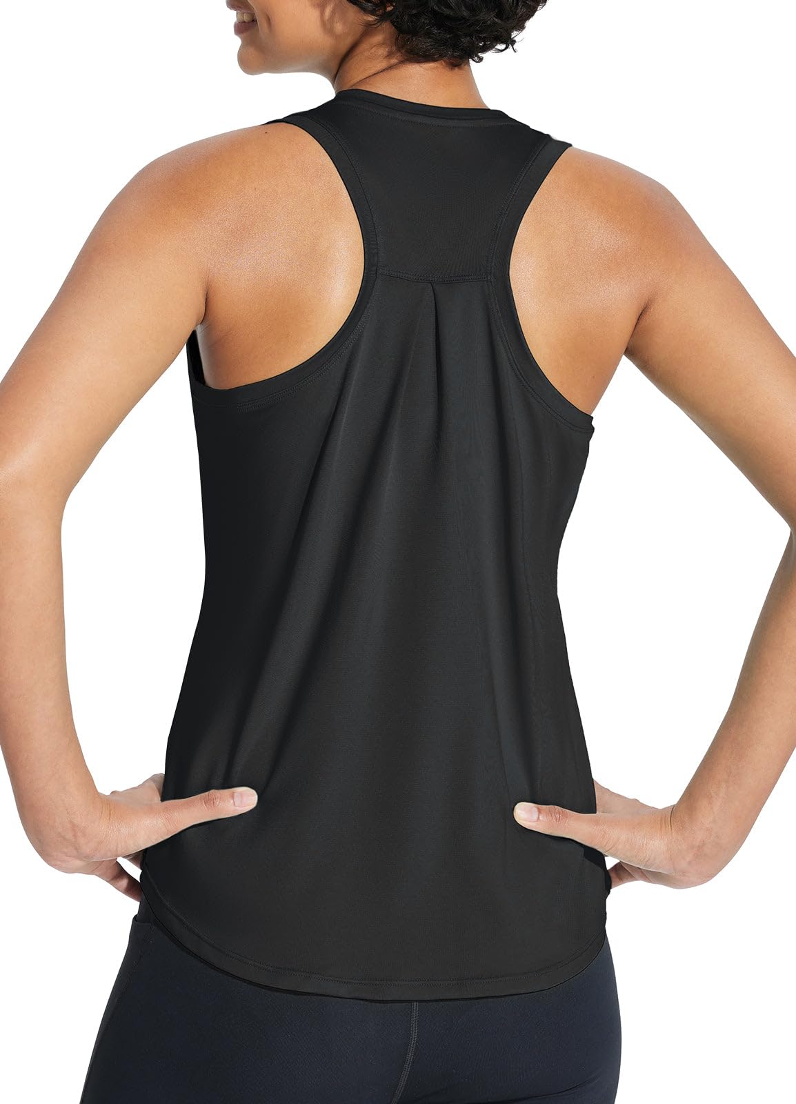 Baleaf Women's Workout Tank Tops - Racerback Sleeveless Yoga Shirts for Running, Gym & Athletic Activities | Moisture-Wicking & Breathable Fitness Apparel for Yoga, Pilates & Cardio Workouts