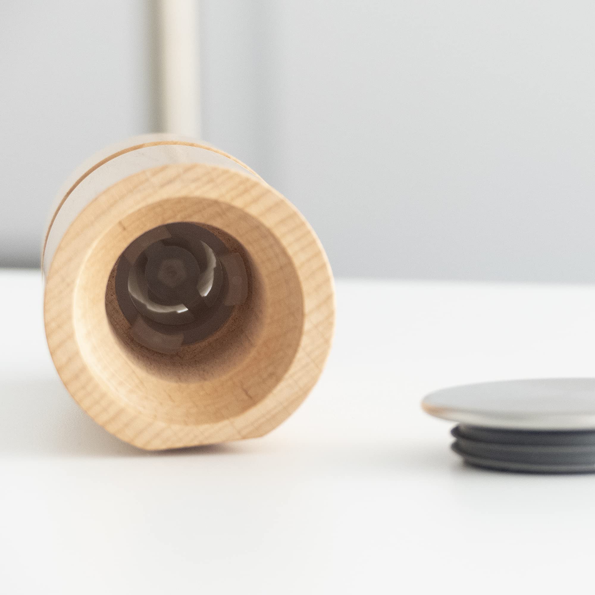 Premium Kela 12192 Wooden Pepper Grinder & Salt Mill - Large Size, Natural Finish - Perfect for Kitchen, Dining Table & Gourmet Cooking