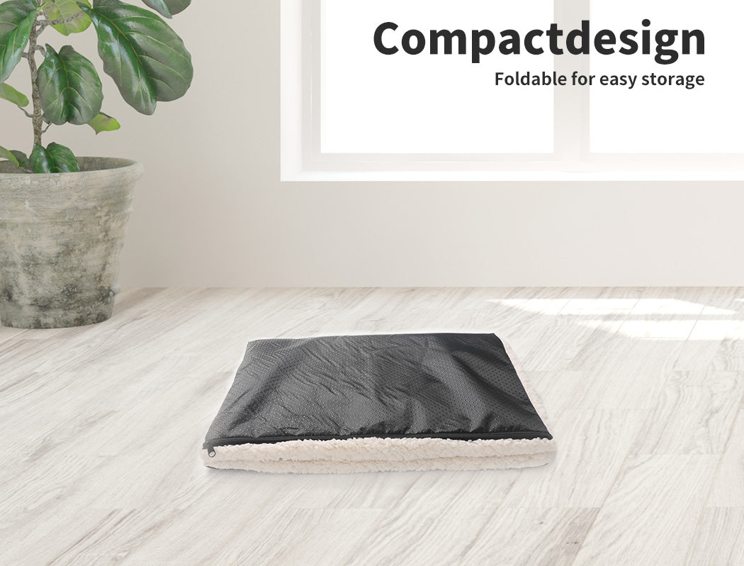 Electric Heated Pet Bed for Dogs & Cats - Soft Warming Pad with Removable Cover, Orthopedic Mattress & Cushion - Perfect for Winter, Arthritis Pain Relief & Indoor/Outdoor Use