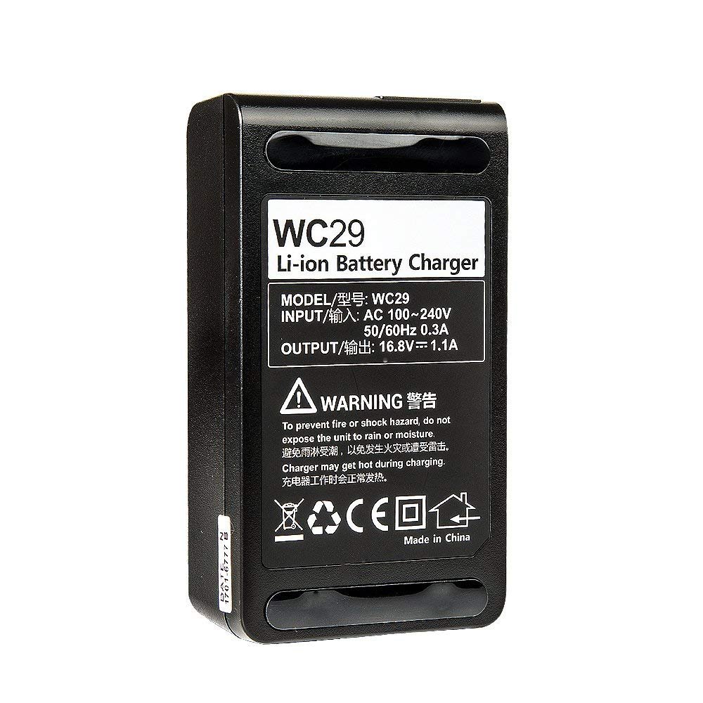 Godox C29 Battery Charger & Cable for AD200 Flash - Fast Charging & Reliable Power Supply - Perfect for Photography Studios & Outdoor Shoots