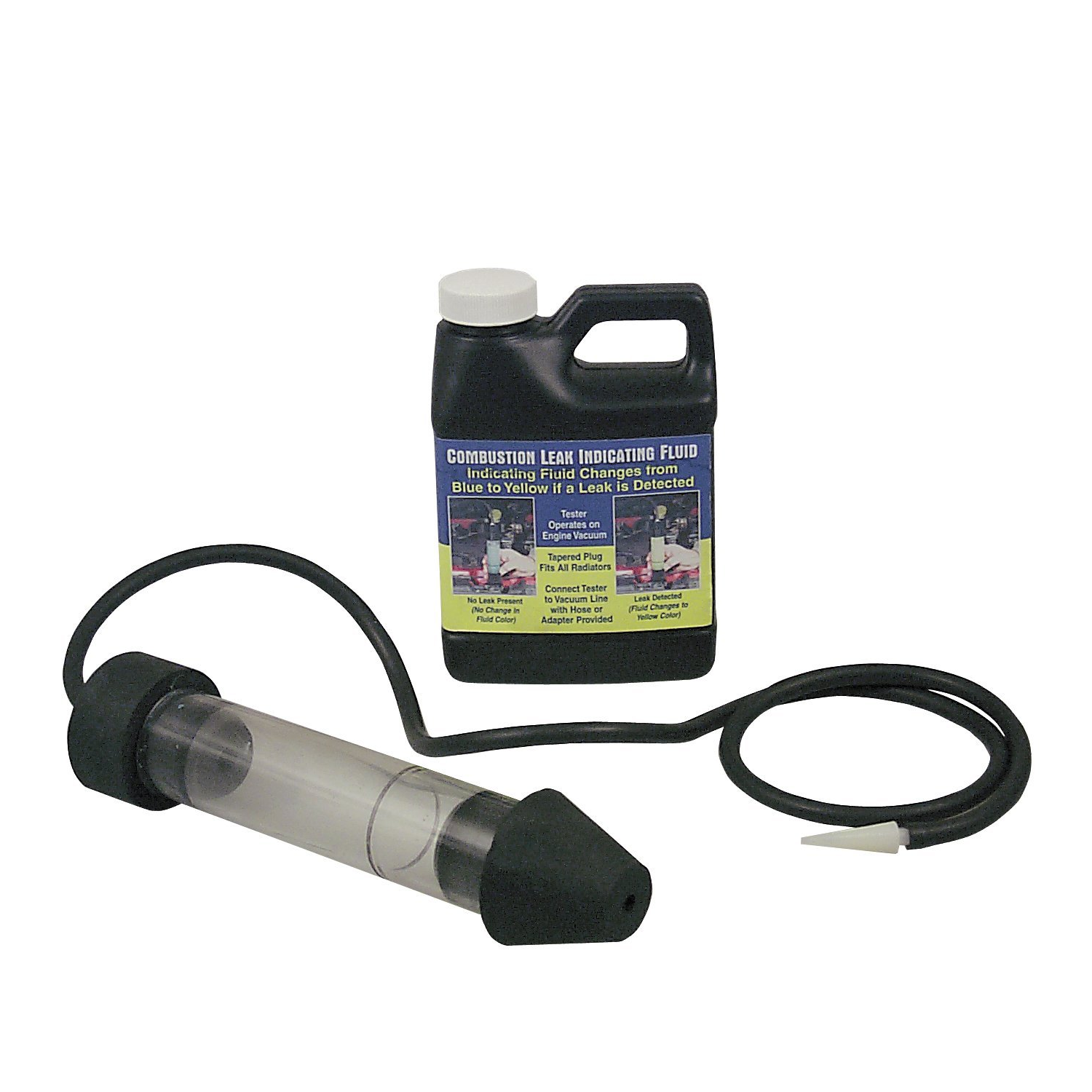 Lisle 75500 Combustion Leak Detector Kit - Professional Gas Engine Tester for Head Gasket, Cracked Block & Cylinder Leak Detection - Perfect for Mechanics & DIY Auto Repair Shops