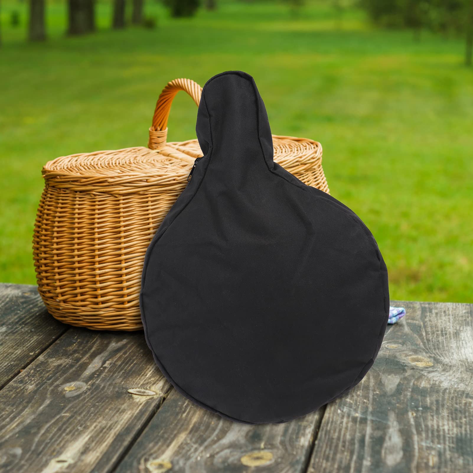 Premium Heavy Duty Cast Iron Skillet Bag - Durable Chef Cooking Utensil Organizer for Camping, Outdoor Cooking & Kitchen Storage - Ideal for Dutch Ovens, Pans & Grill Accessories