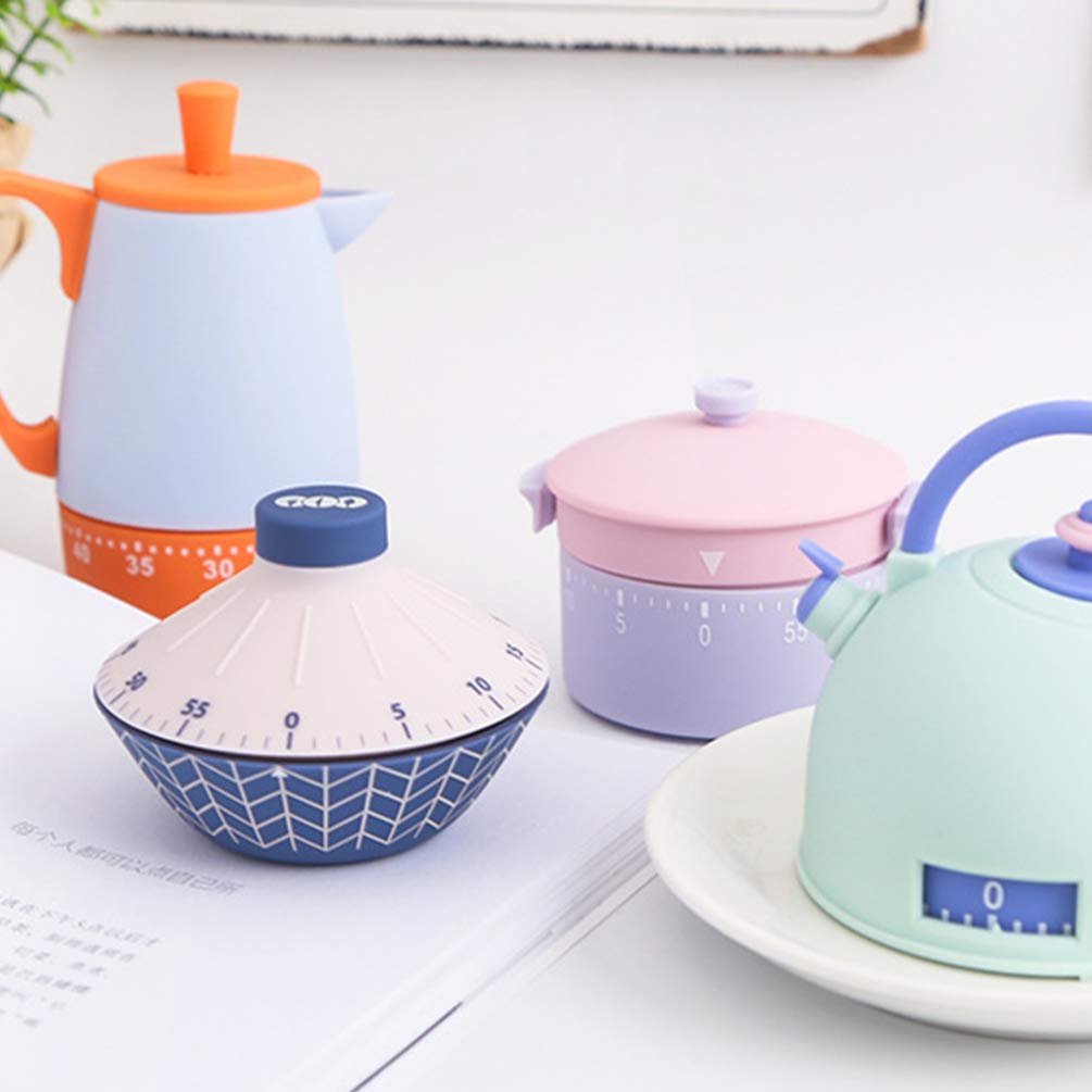 Vintage Wind-Up Kitchen Timer - Cabilock Small Unique Mechanical Cooking Timer for Women & Kids - Old Fashioned Rotating Alarm Clock - Perfect for Baking, Cooking, and Kids' Time Management Activities