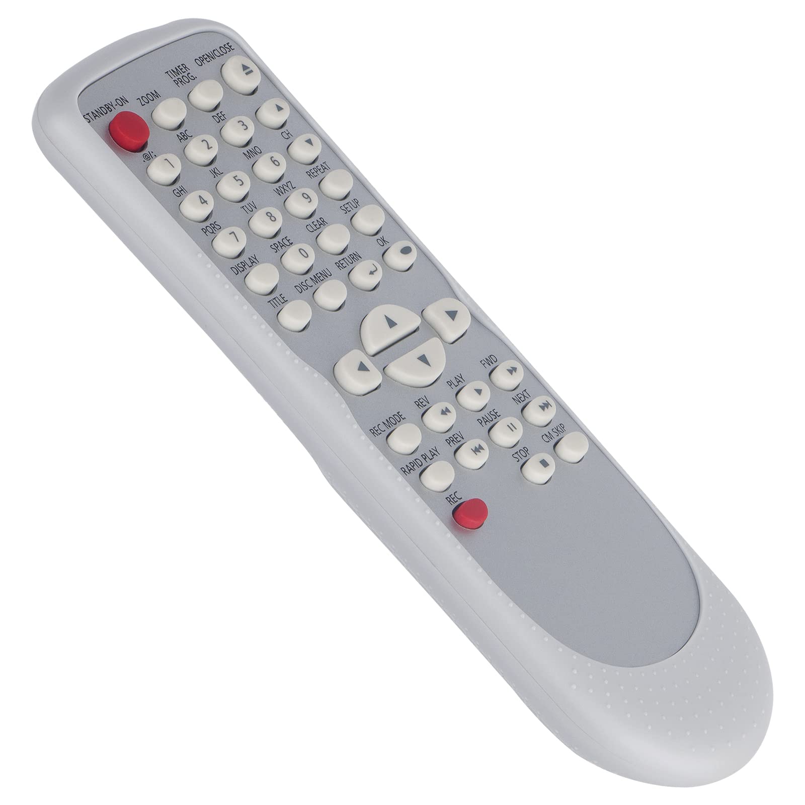 PerFascin NB086 NB086UD Replacement Remote Control Compatible with FUNAI DVD Recorder Models DVR90DF DVR91DG DVR95DF EWR105D PY90DG WV10D6 WV10DG EWR10D5 ZC320SL8 - Perfect for Home Entertainment & Media Playback