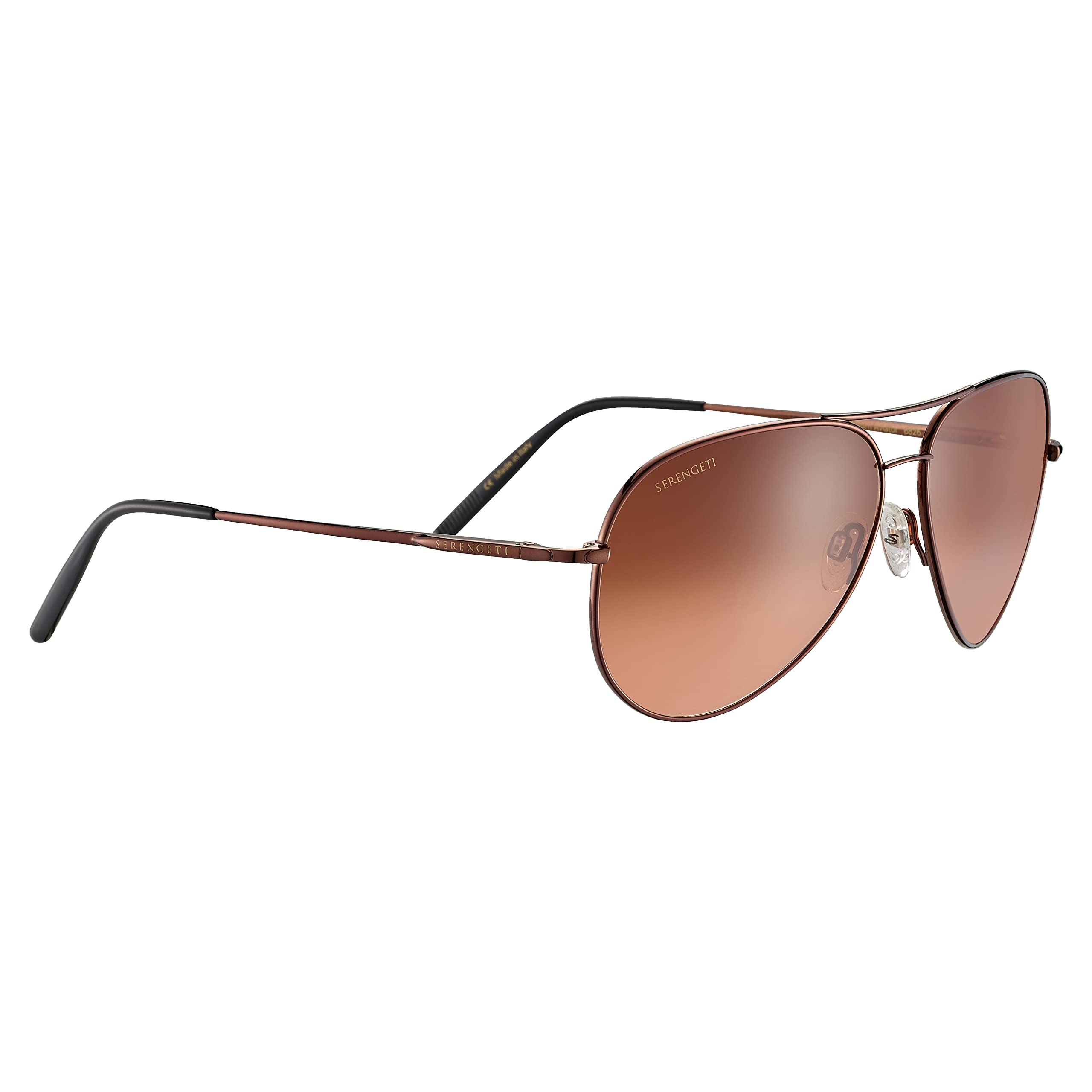 Serengeti Aviator Sunglasses for Men & Women - Polarized Sport & Driving Shades - Perfect for Outdoor Activities, Running, Cycling, and Road Trips