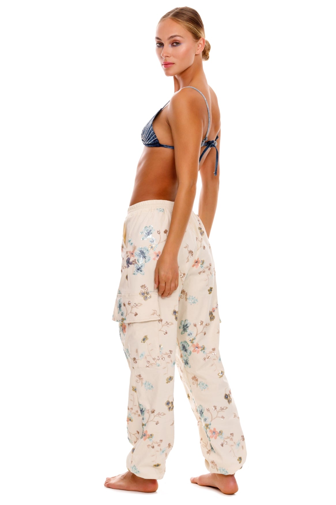 Silver Garden Rene Pants 17081 - Women's High Waisted Wide Leg Trousers for Casual & Office Wear - Perfect for Spring/Summer Outfits & Business Attire