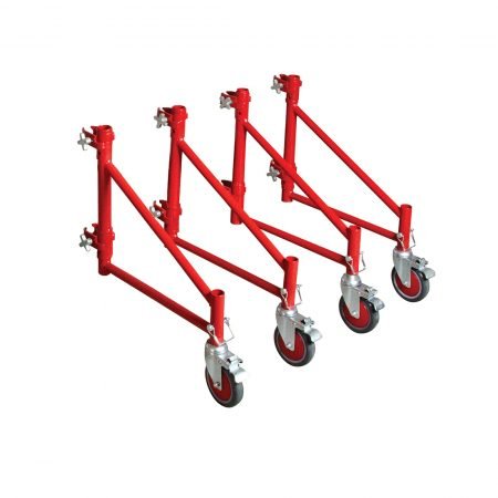 Buildman™ 6-Foot Portable Scaffold - Lightweight Aluminum Folding Work Platform for Construction, Painting & Home Repair - Indoor & Outdoor Use