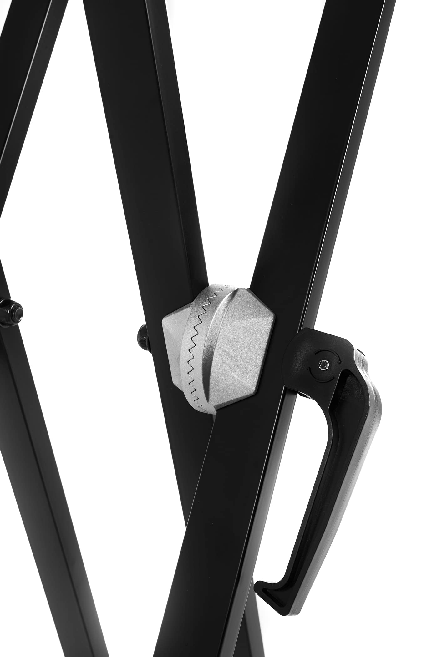 BSX 900553 Adjustable Keyboard Stand - Heavy Duty Black Metal Music Instrument Stand for Piano, Synthesizer & Digital Keyboard - Perfect for Home Studio, Live Performances & Music Classrooms