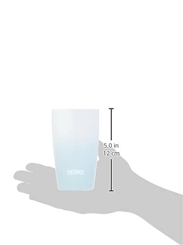 Thermos JDM-340 BL-G 11.8oz Vacuum Insulated Stainless Steel Tumbler with Lid - Blue Gradient Color, Keeps Drinks Hot/Cold for Hours - Perfect for Office, Travel, Gym & Outdoor Activities