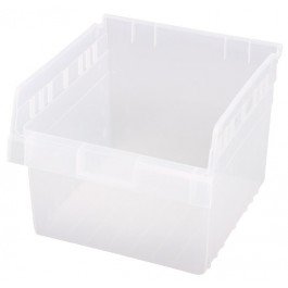 Clear Plastic Storage Bins with Lids - 11.63 x 11.13 x 8 Inches, Stackable Organizer Boxes for Home, Office, Closet & Toy Organization - Durable, See-Through Containers for Easy Storage Solutions