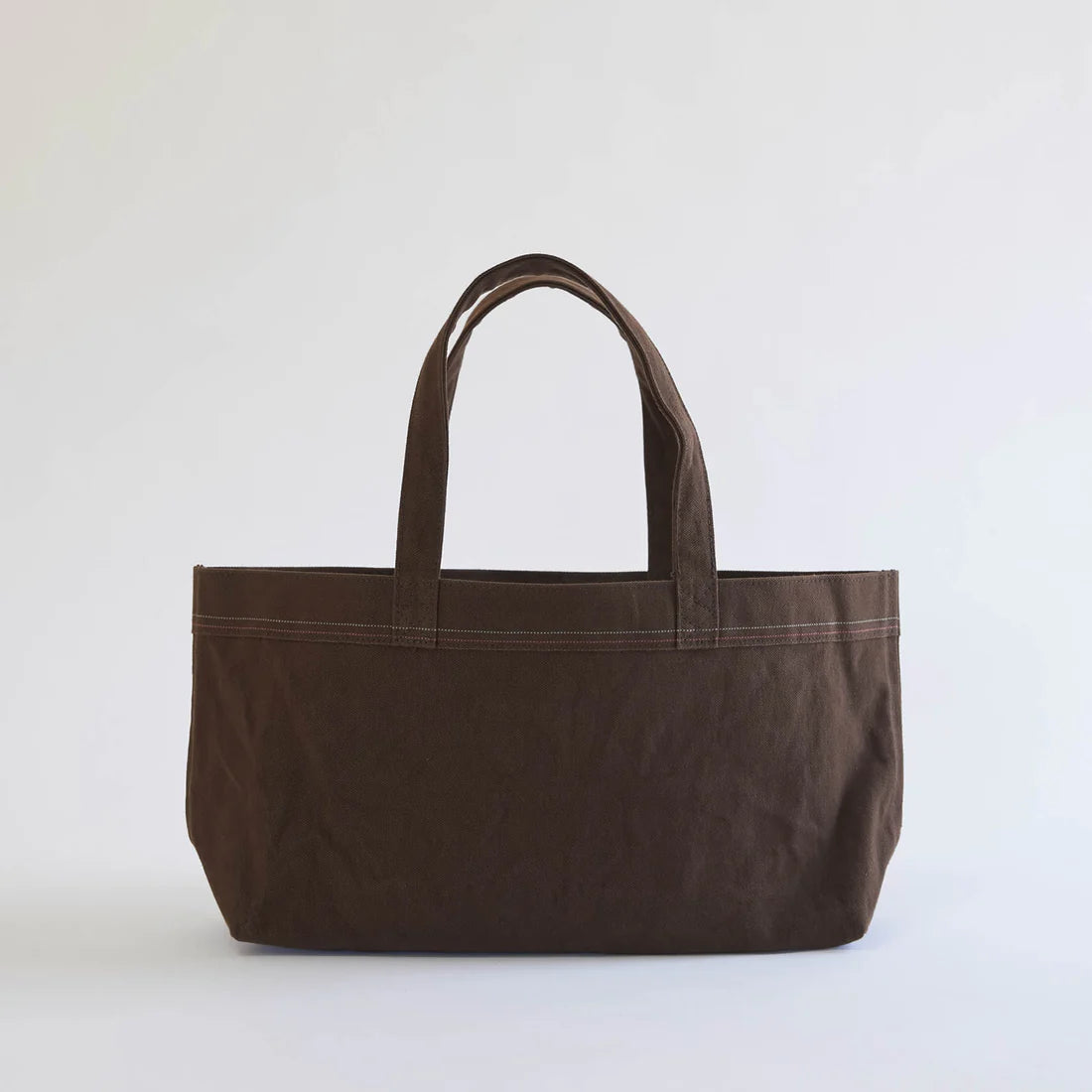 Kurashiki Hampu Selvedge Canvas Tote Bag - Dark Brown Japanese Canvas Tote Bag for Work, Travel & Everyday Use | Durable & Stylish Handmade Tote